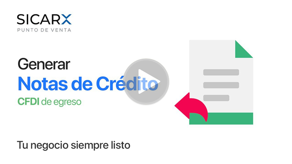notas de crédito